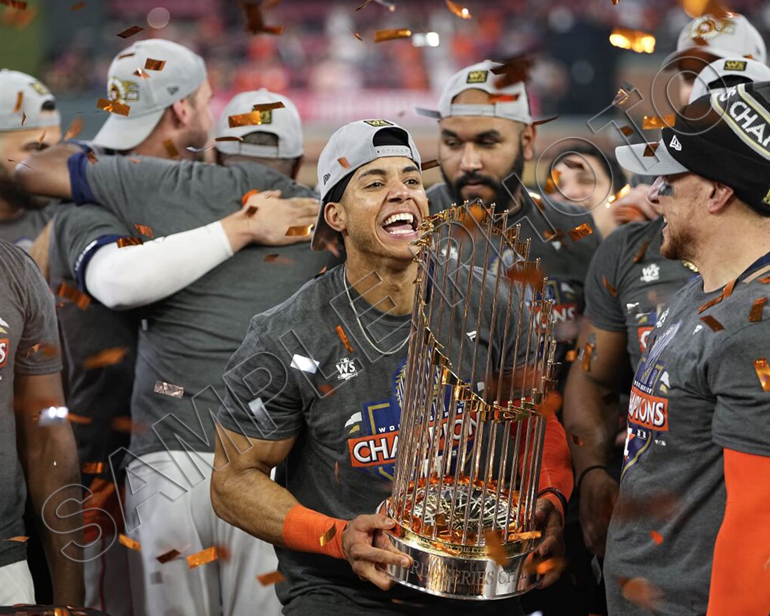 SPORTSPHOTOSUSA Jeremy Pena 2022 Houston Astros MVP World Series Champions 8X10 Photo-image-44