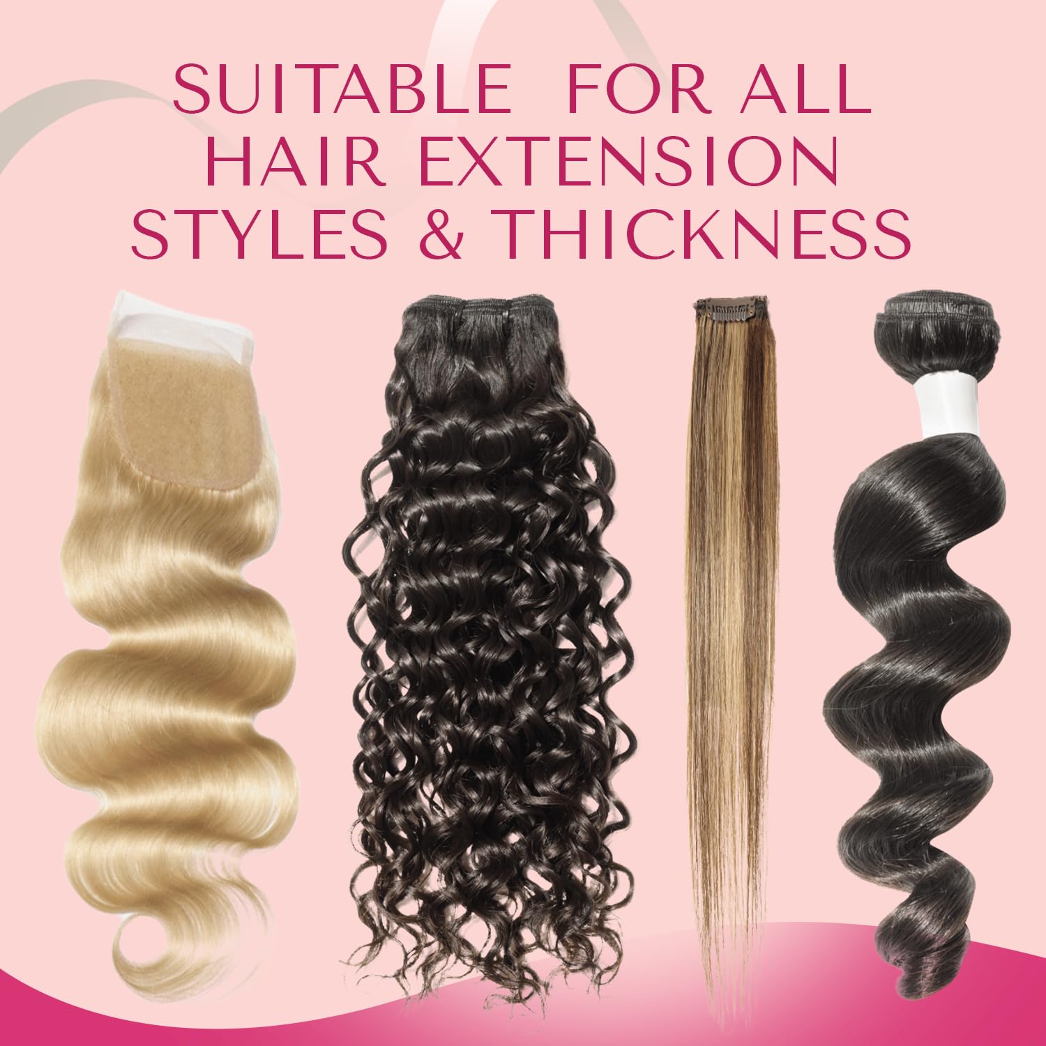 LUMORIA 144 Pcs Hair Extension Tapes Double Sided Ultra Hold, Tape Hair Extensions, Tape Extensions Hair Tape, Hair Tapes - Image 3