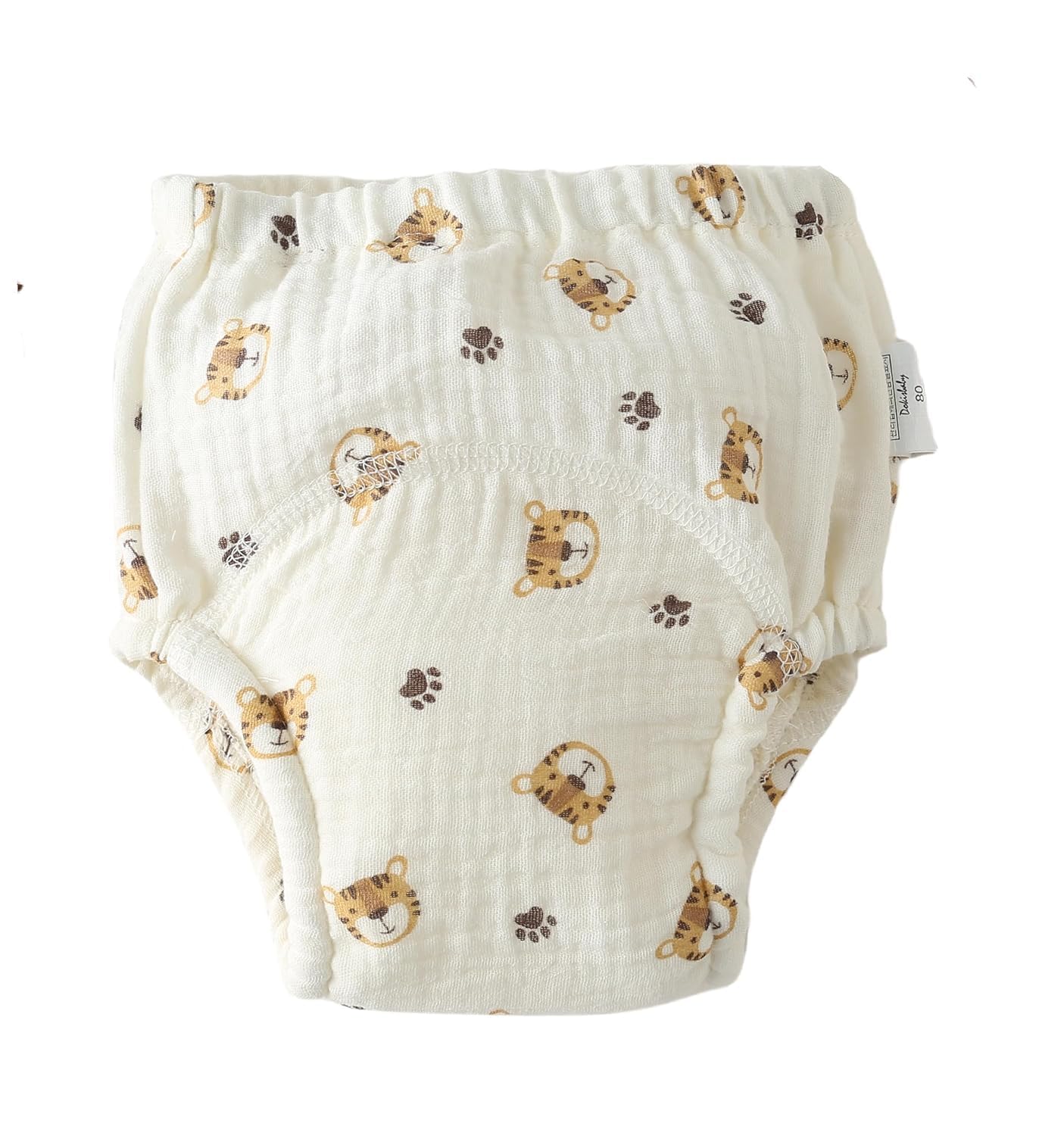 pilu Baby Training Dipar for Baby Boys & Girls Soft Cotton Reusable Potty Training Dipar Absorbent & Washable Baby Toilet Training Diapar (12-24 Months, 8, count) 4