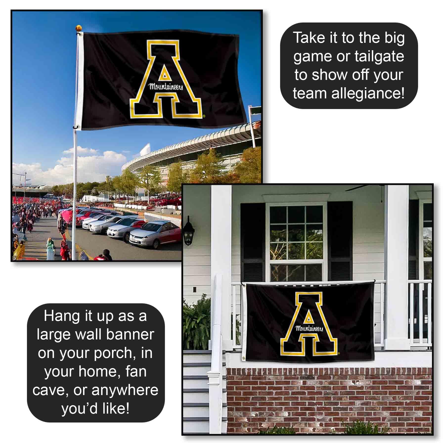 Appalachian State Mountaineers Garden Flag – 13x18 Inch, Double-Sided, Officially Licensed NCAA Team Decor