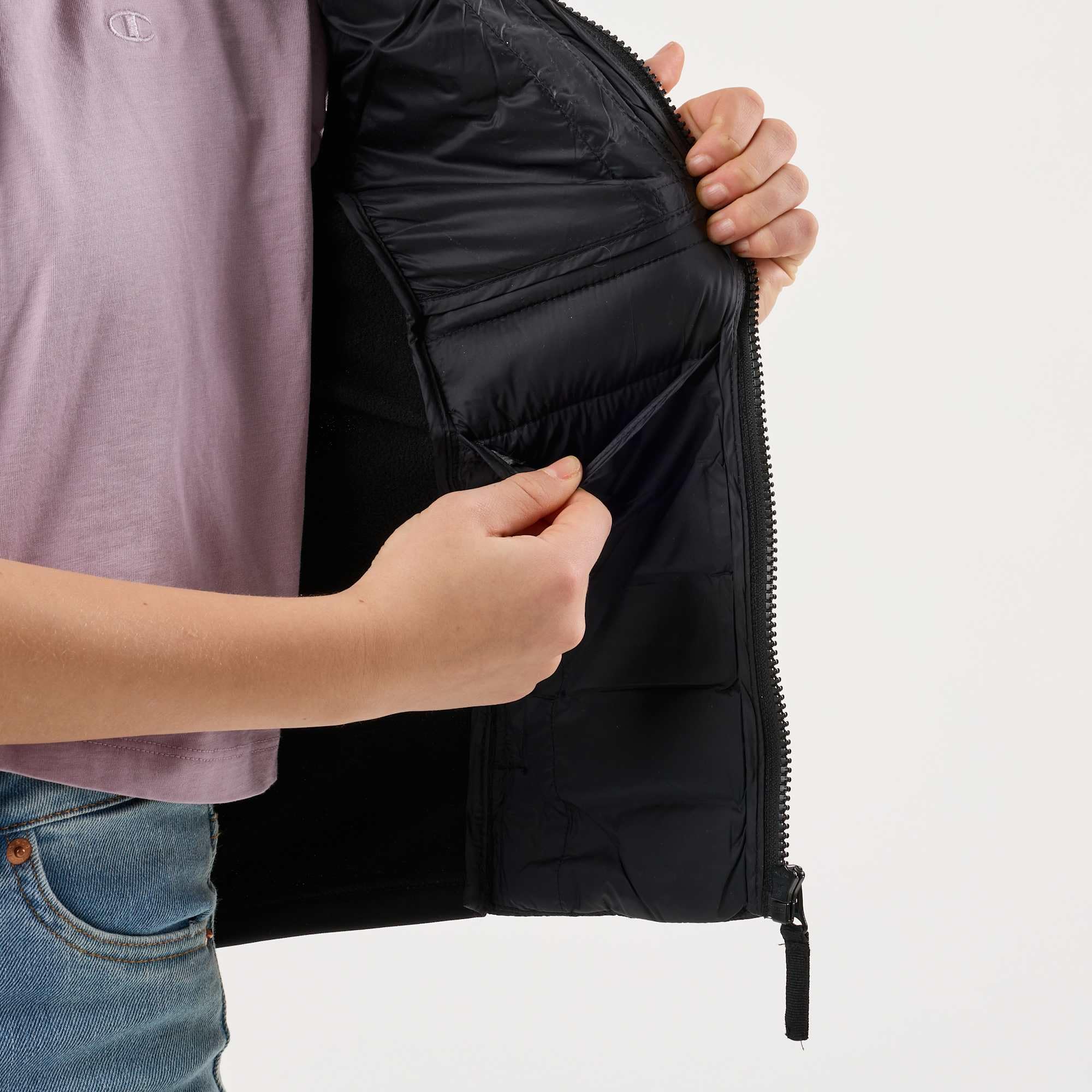 Denver Hybrid Weste für Kinder Leichte Weste mit Brusttasche