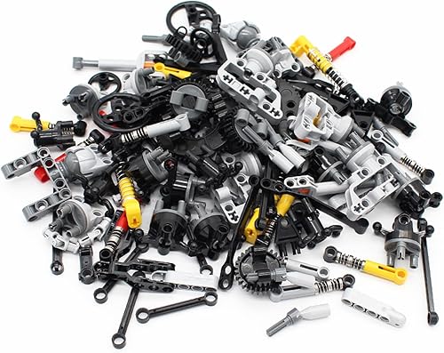 Miniatura 6 de Juego de 638 piezas de engranajes y ruedas para piezas técnicas, piezas compatibles con el modelo de ladrillos de construcción convencionales