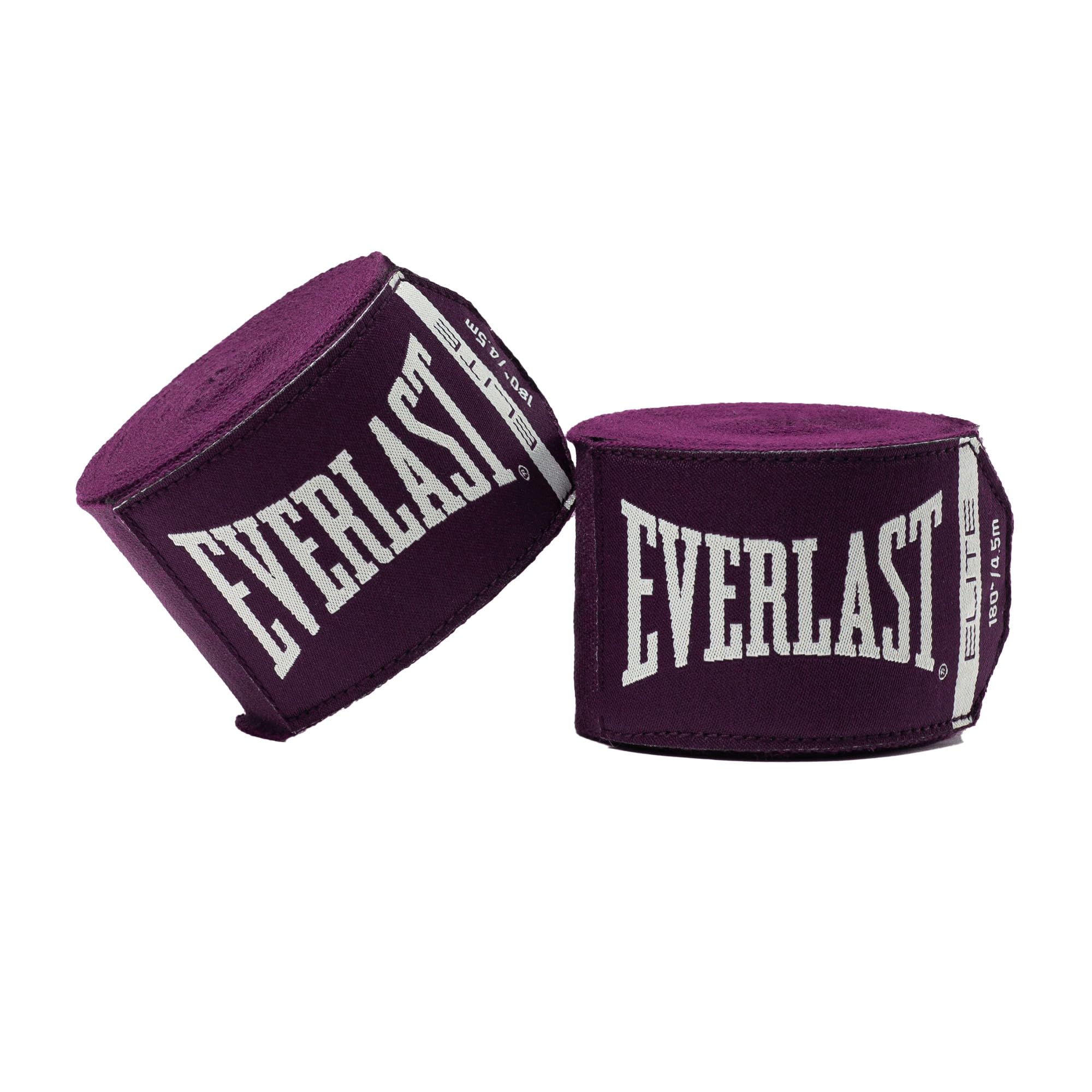 Everlast Elite Handbandagen, 457,2 cm, atmungsaktives Nylon-Polyester, Klettverschluss, Handgelenk- und Knöchelschutz, Tragen unter Wald oder Trainingshandschuhen, ideal für Kampfsportarten