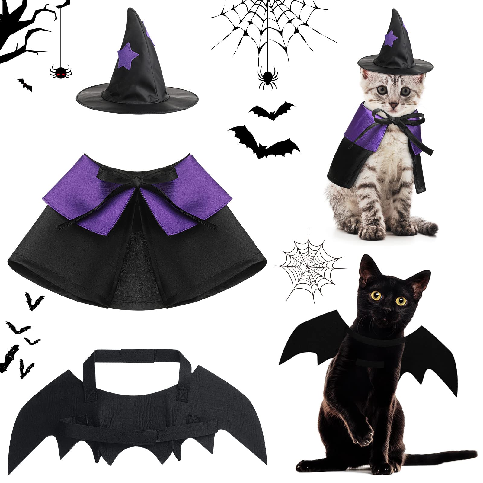 Disfraces de mascotas de vampiro Frienda para sesiones de fotos y fiestas de Halloween