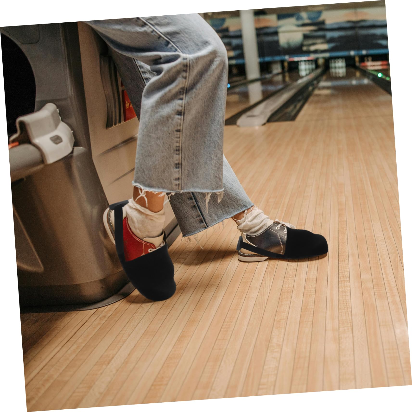 HANABASS 4 Pairs Boys and Girls Bowling Shoes Covers Slide Shoe Cover for Accessories