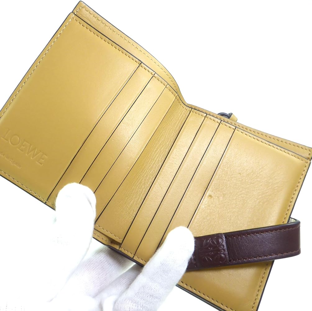Amazon | [ロエベ] 二つ折り 財布 コンパクト ジップ ウォレット