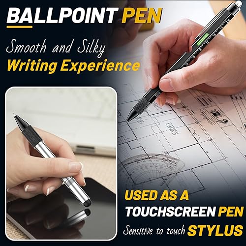 Miniatura 4 de Bolígrafos 9 en 1, regalo para hombres y mujeres, bolígrafo multiherramienta EDC, dispositivo único como Navidad, día de San Valentín, Día del