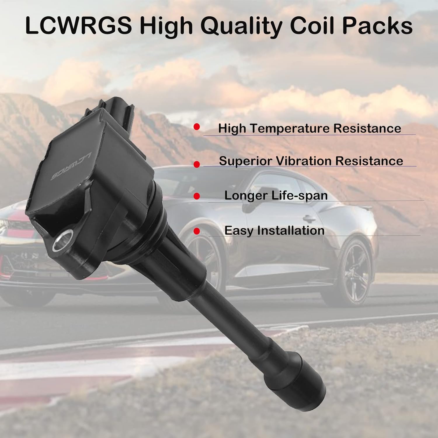 Set of 4 Ignition Coil Pack and Spark Plugs Fits for 2007 2008 2009 2010 2011 2012 2013 Nissan Altima Versa Sentra Rogue Cube NV200 2.5 1.8 1.6 2.0 L4 Spark Plugs Coil Packs Replaces# UF549 & 9029