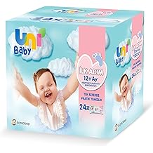 Uni Baby First Step Wet Wipes White 24x52 1248 Leaf