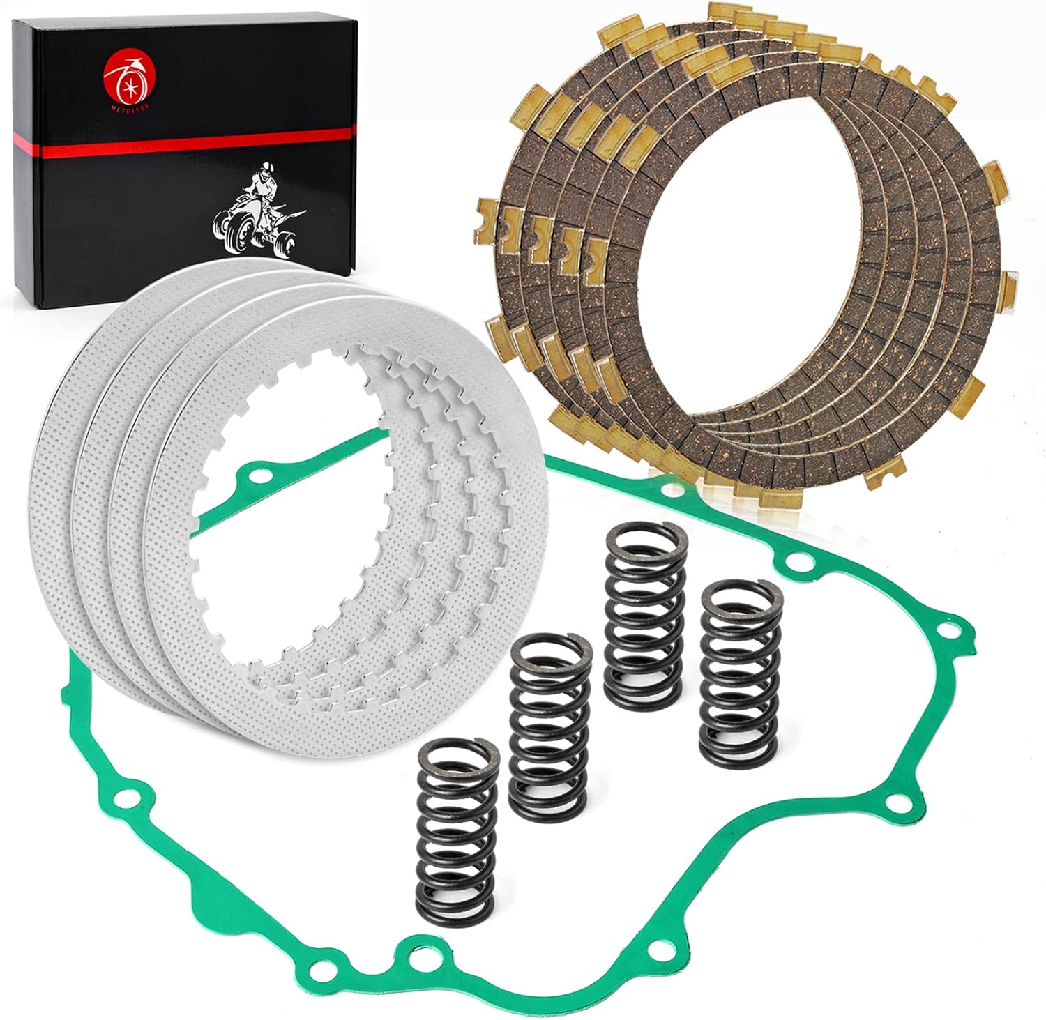 Clutch Kit Heavy Duty Springs & COVER Gasket For Kawasaki Ninja 250R EX250 2008 2009 2010 2011 2012