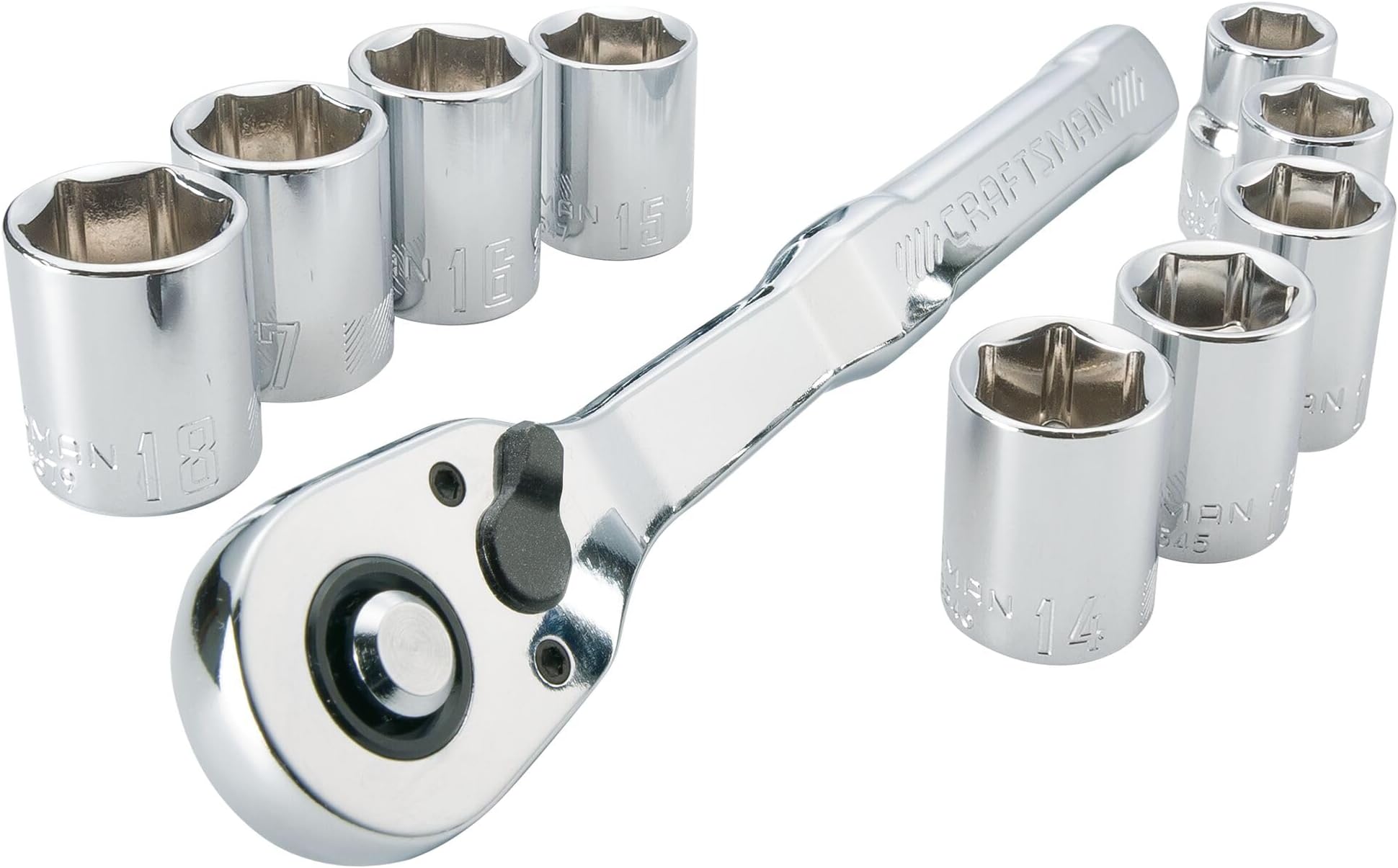 Mechanics Tool Set, Metric, 3/8 Inch Drive, 10 Piece (CMMT34564)