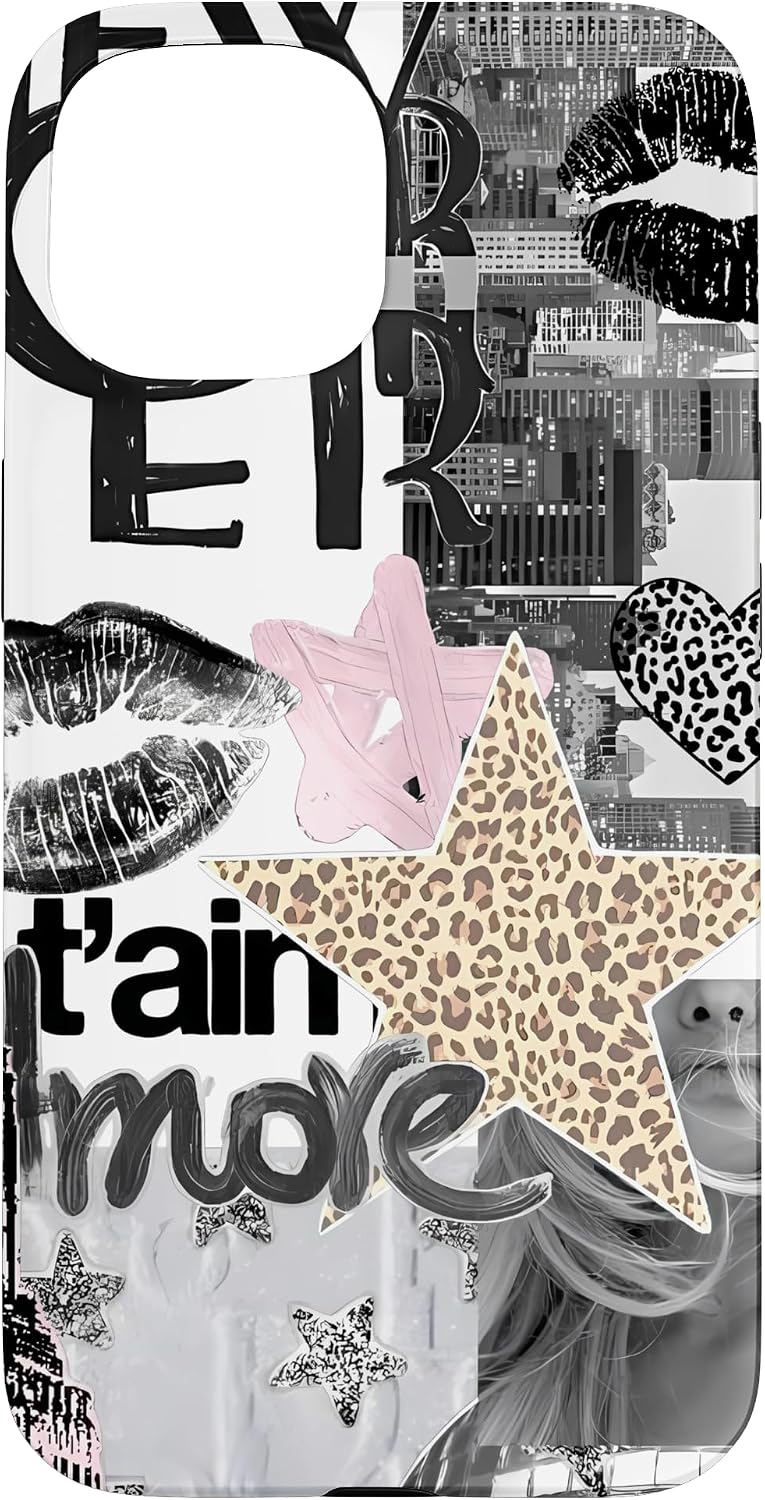 Aesthetic Coquette Collage Leopard Coquette Collage Case for iPhone 15