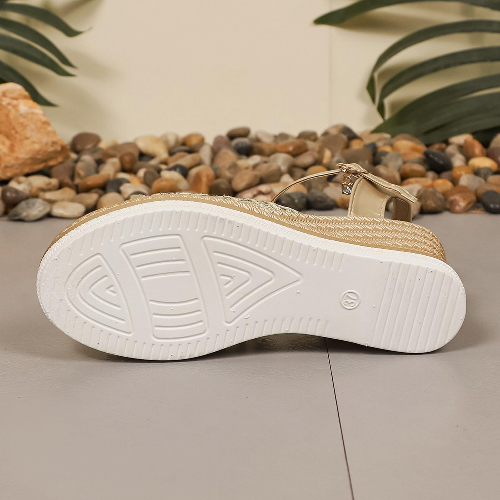 Sandalias de cuña para mujer, alpargatas