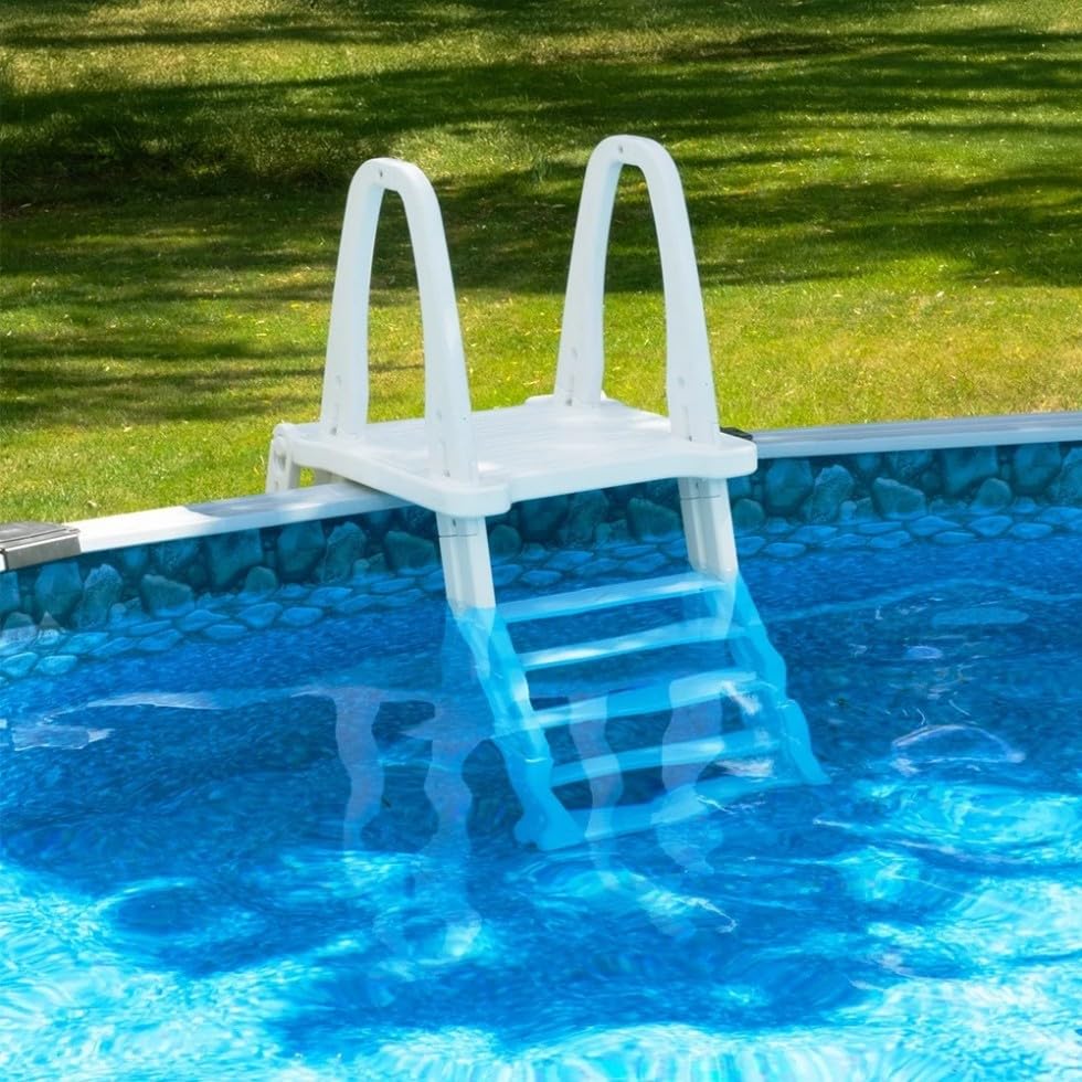 Escalera para piscina elevable y ajustable IJOWEEN miniatura 7