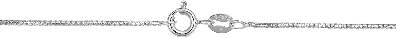 Kooljewelry Sterling Silver Round Box Chain Necklace (1.1 mm, 16, 18, 20, 22, 24, 30 or 36 inch) - Image 2