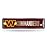 NFL Rico Industries Washington Commanders Metal Street Sign Metal Street Sign 4 x 15 Home Dcor - Bedroom - Office - Man Cave