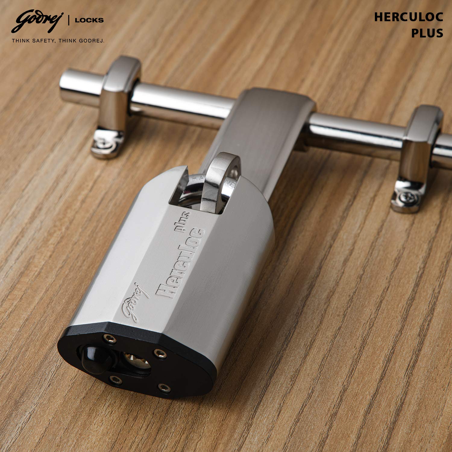 Godrej Locks 3Ks Herculoc Plus (Satin Nickel) Buy Online in United