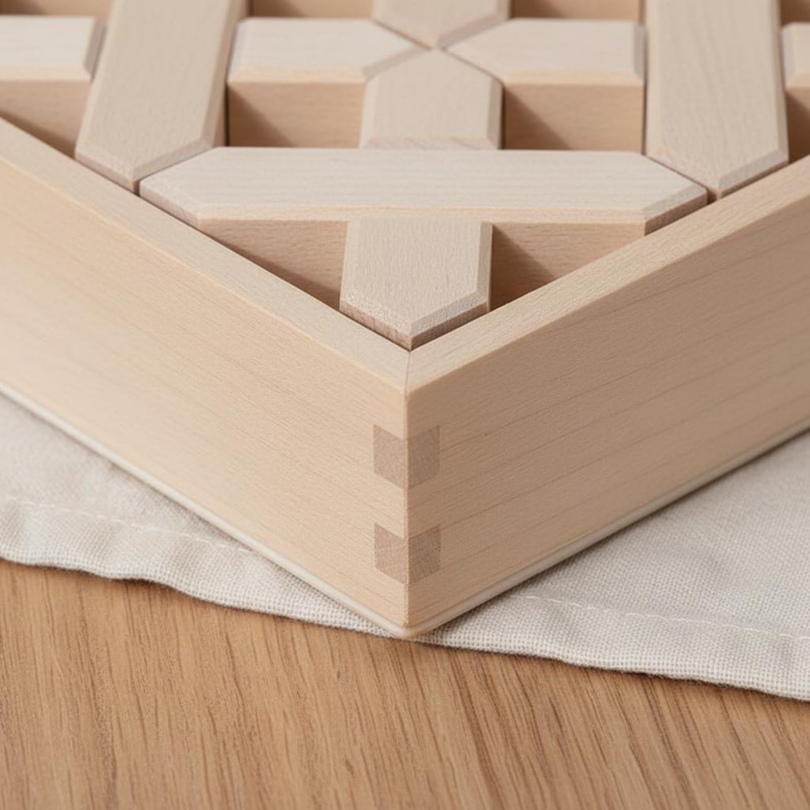 Colcolo Bloque Acrílico Bloques de Construcción Cubos Educativos Prismas de Madera Juguete Sensorial Apilable Construcción Creativa Conciencia Apto para, Cruz Multicolor