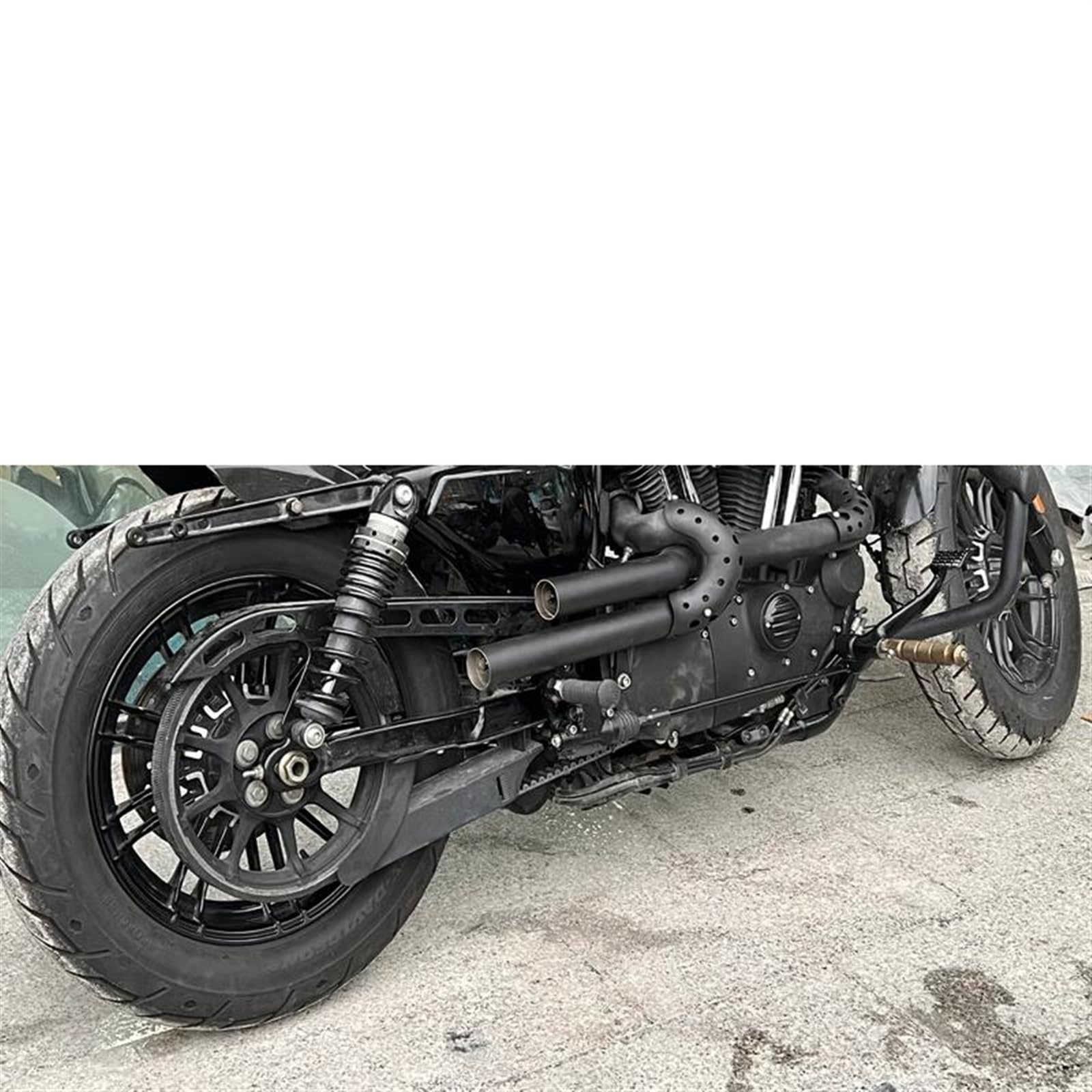 Scarico Dritto Silenziatore Moto 2in Duals Sistema Completo Doppio Per Tubi Di Per Harley 883