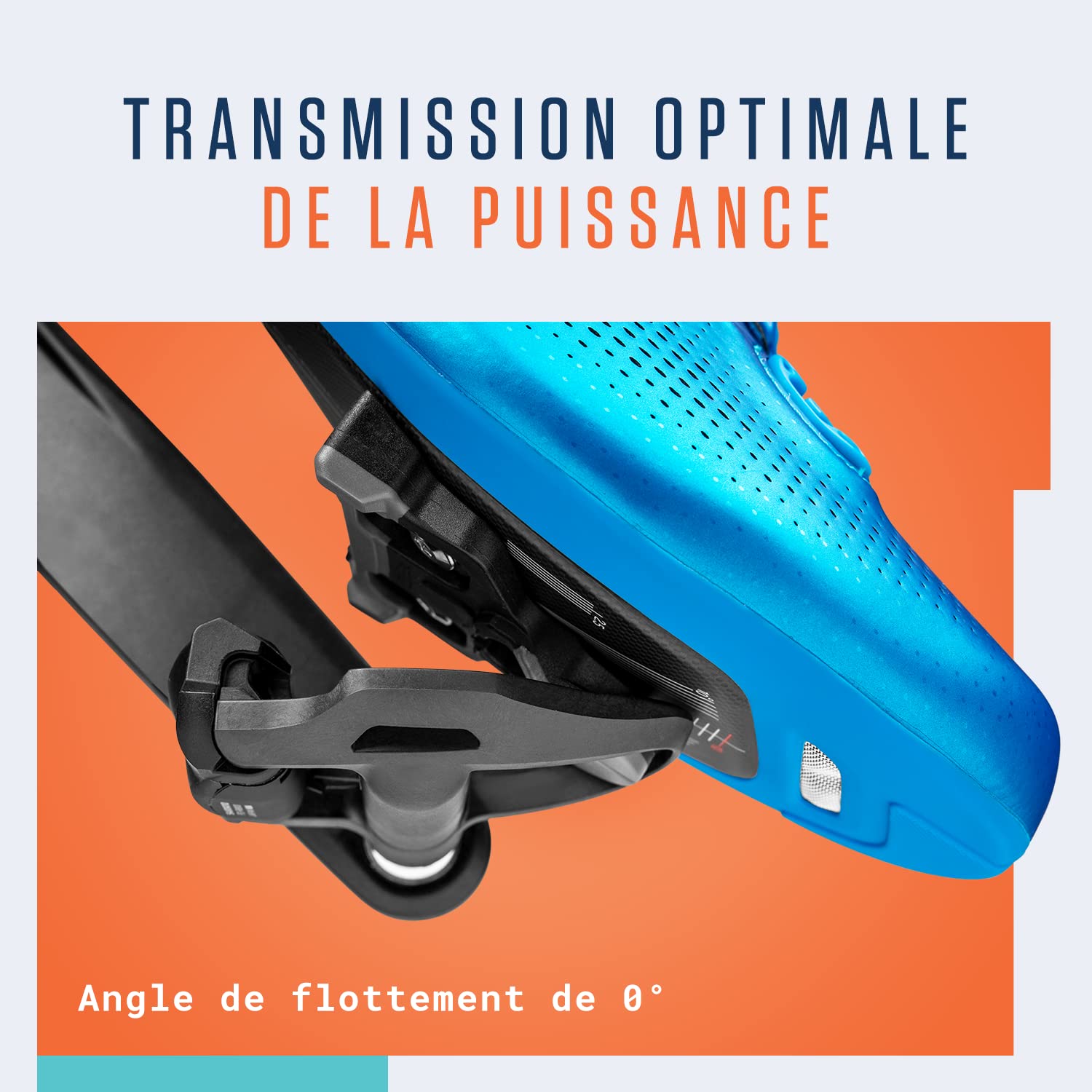 Cales Vélo De Route Alphatrail Pour Shimano SPD-SL - 0° Float, Antidérapantes, Avec Kit De Montage