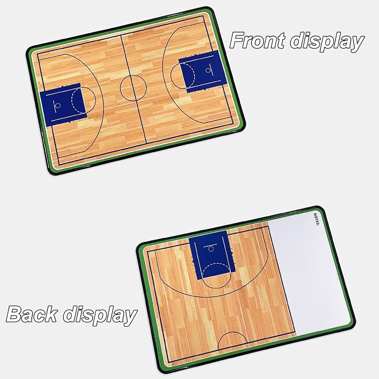 Basketball Coaching Board, Basketball Dry Erase Board for Coaches, Double-Sided Use, Lightweight and Portable, for Competition(Medium)