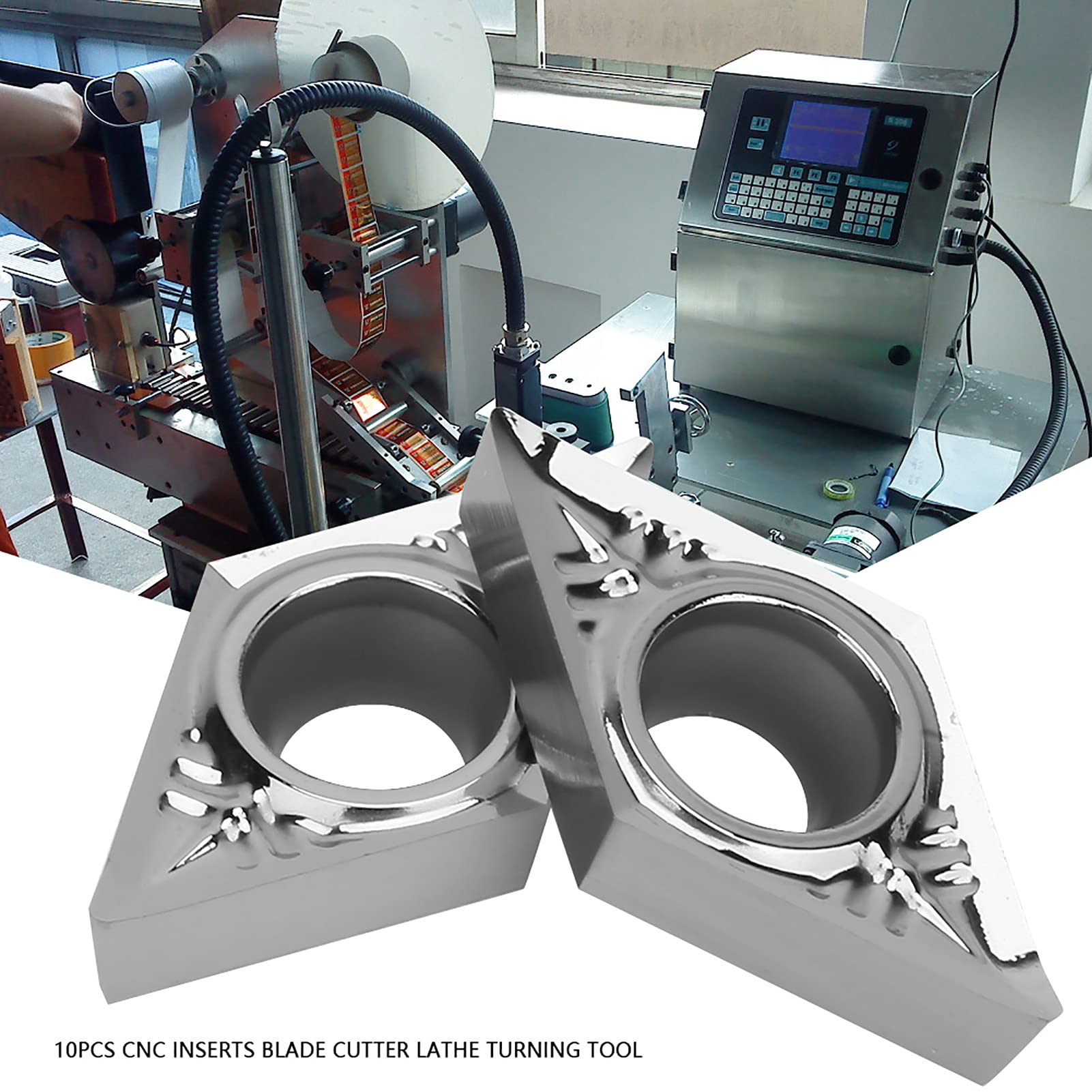 10 Stück DCGT11T304-AK H01 DCGT32.51-AK H01 CNC-Wendeeinsätze Drehmaschine für die Verarbeitung von Aluminium-Aluminiumlegierungen