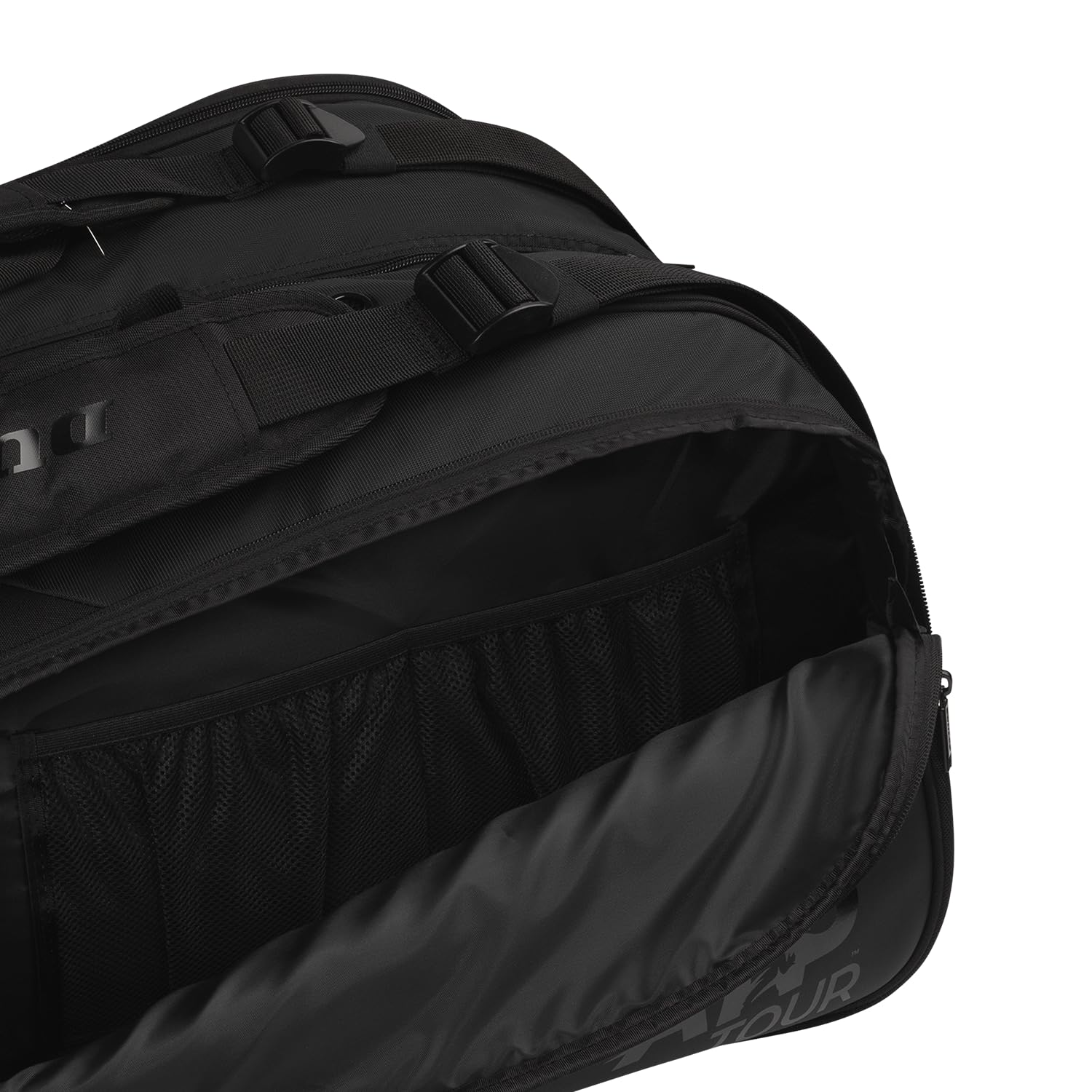 Dunlop ATP-Performance Tasche für 12 Schläger, Schwarz-Schwarz