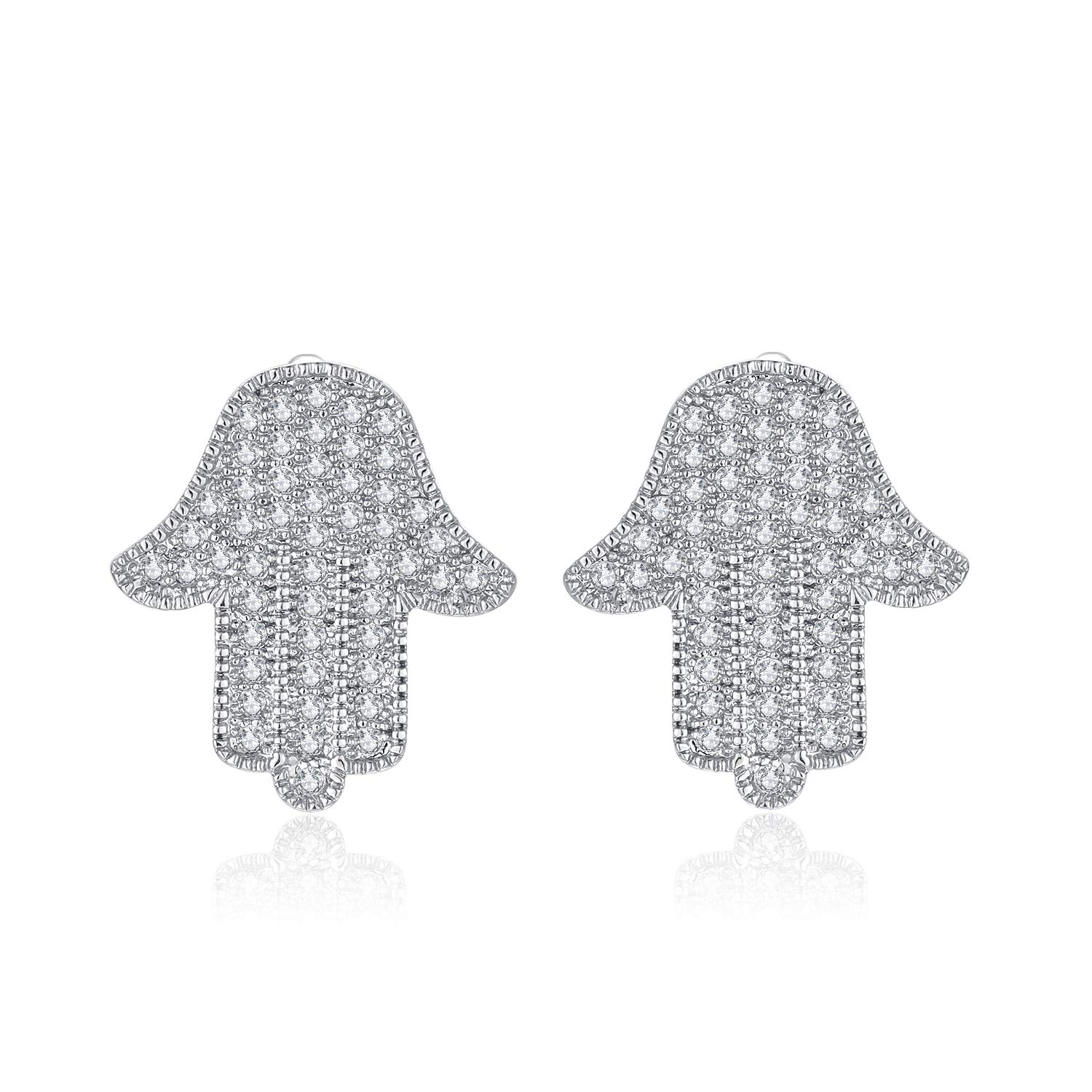 KRUCKEL Wonderful day, happy, lovely, shine, lucky, everything is easy, Yeah! earrings made with Zirconia – 7071227