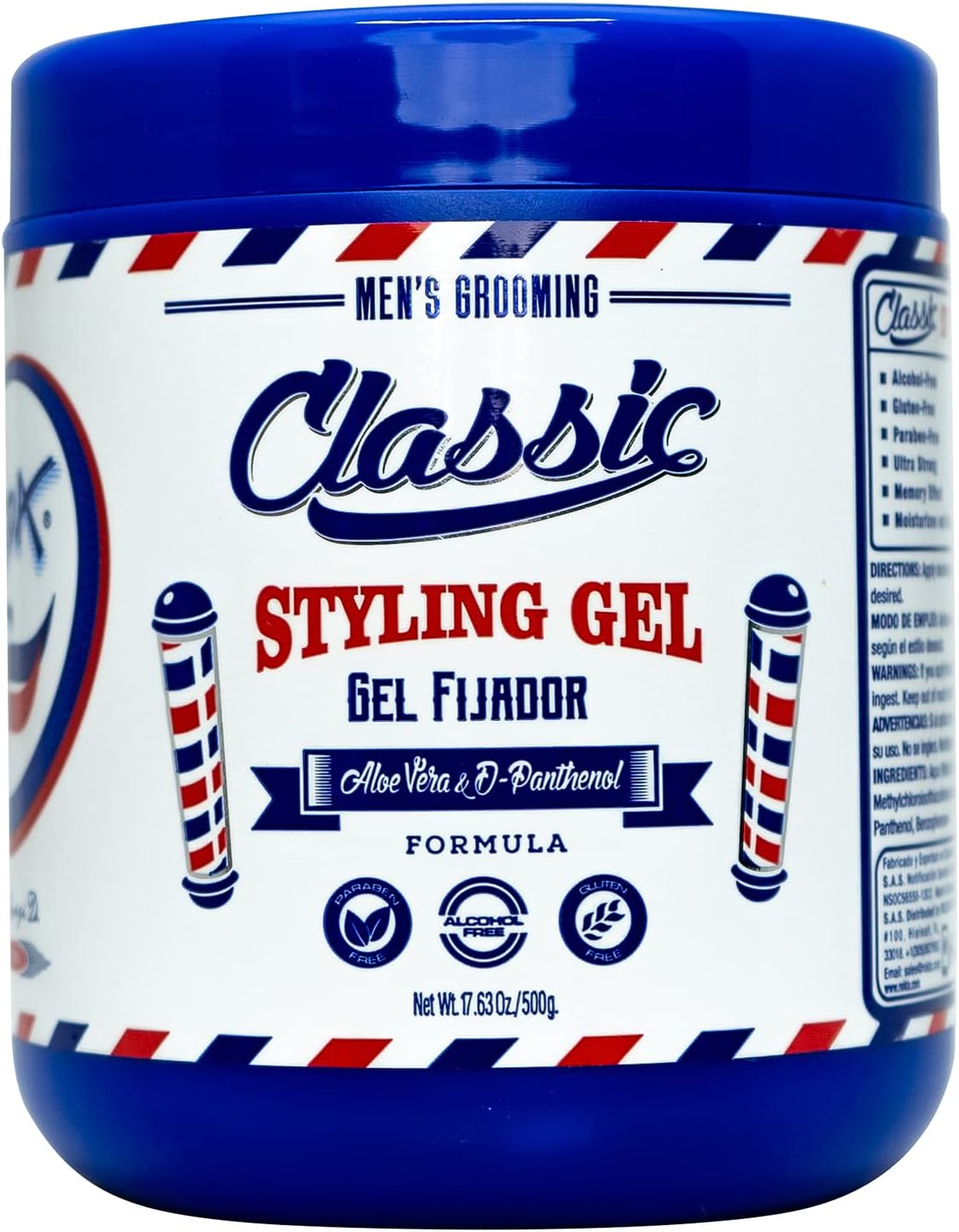 Rolda Black Styling Hair Gel Extra Strong Hold 35.2oz