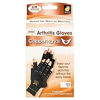 Algopix Similar Product 20 - Copper Hands Fingerless Compression