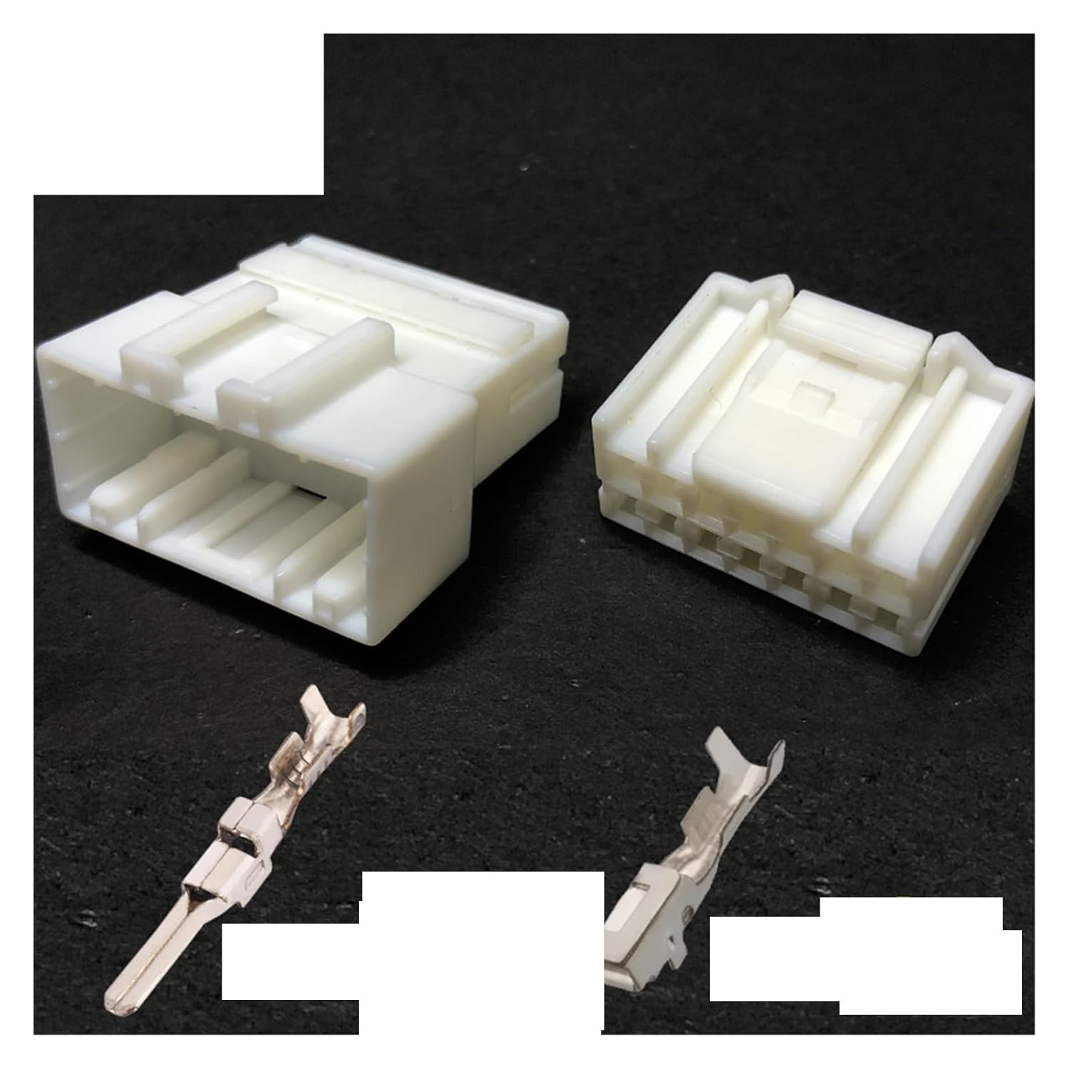 Te Series Car Connector Dj7142-2.2 Audio Navigation Harness 14/16 / 18 / - 26 Pin Male and Female Butt Terminal Sheath (Color : 14p, Size : 5sets)