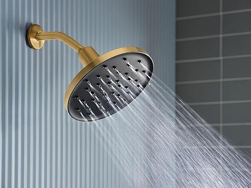 Miniatura 2 de Moen Verso 220R3BG - Cabezal de pulverización de 9 pulgadas de diámetro, color dorado cepillado