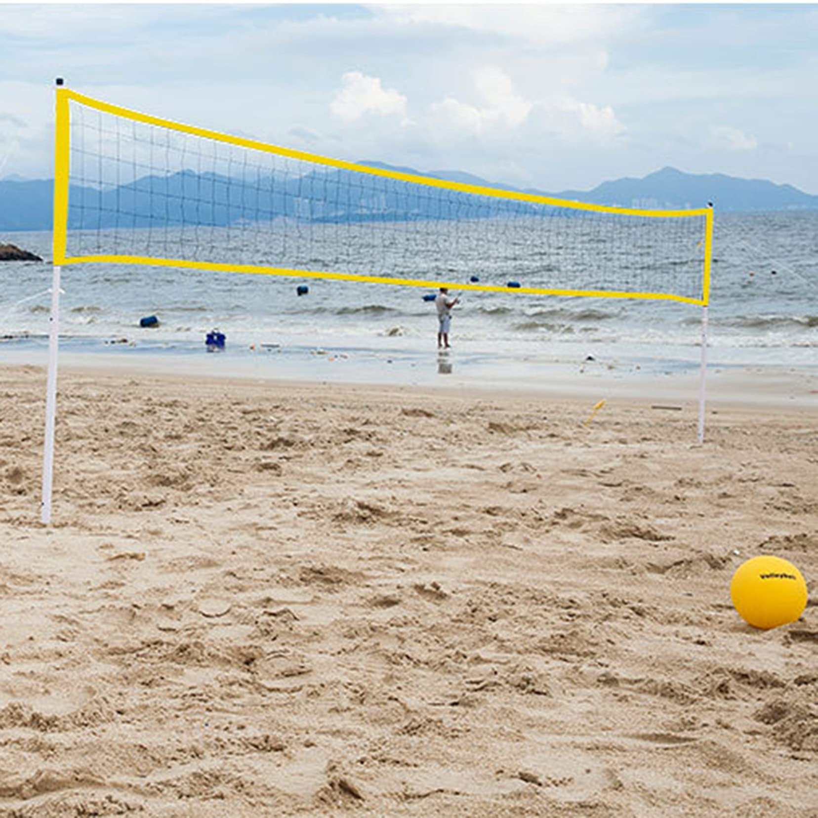 Buy LBYDXD Volleyball Net System, Outdoor Portable Volleyball Net Set