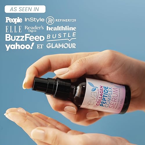 Miniatura 6 de Suero de péptido de colágeno para la cara, tratamiento facial antienvejecimiento con péptidos y ácido hialurónico, fórmula suave para pieles