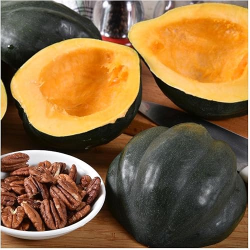 Miniatura 5 de Everwilde Farms - 20 semillas orgánicas de calabaza de invierno de bellota King - Paquete Gold Vault