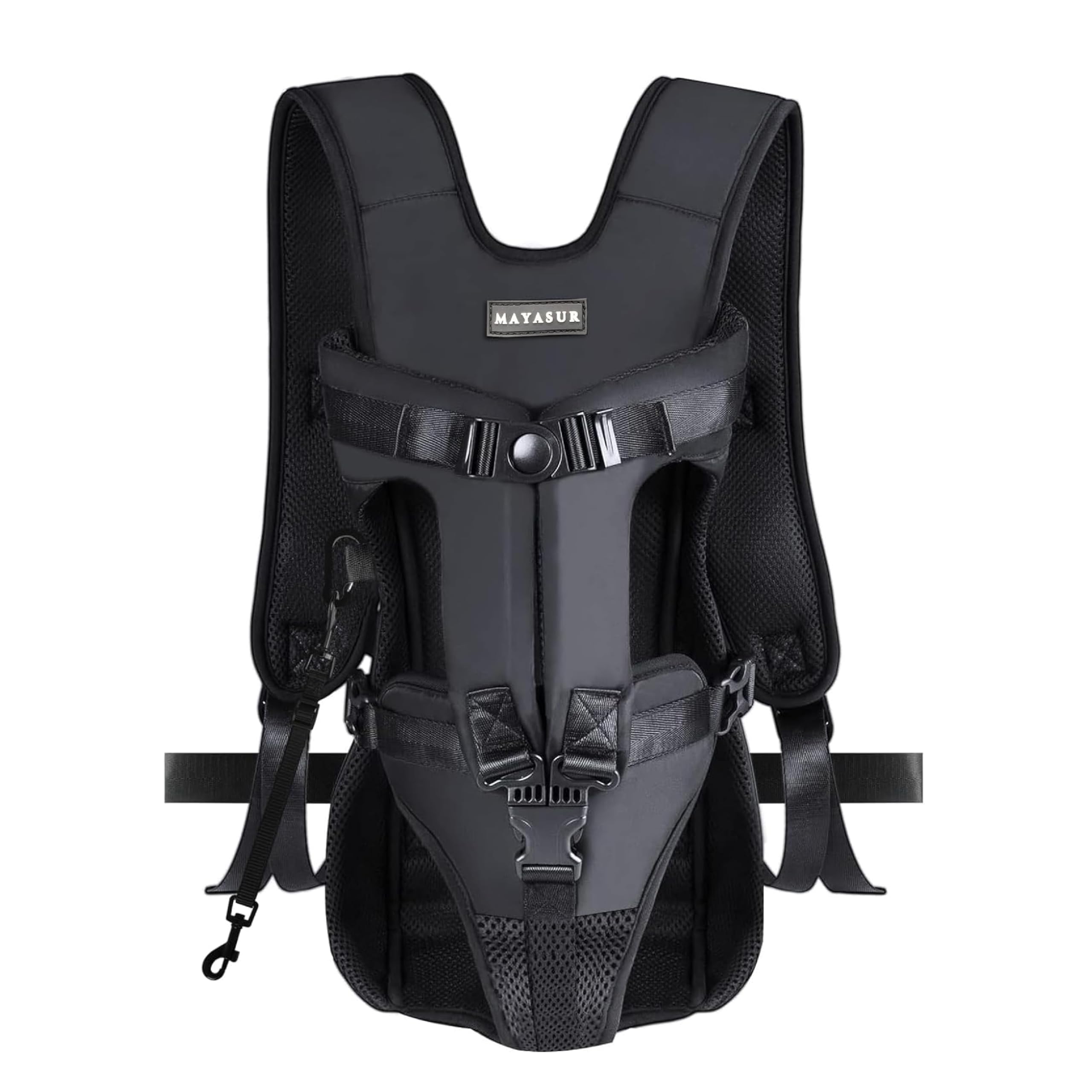 MAYASUR Pet Front Dog Carrier Backpacks, Adjustable Dog Backpack Carrier, Legs Out Easy-fit Dog Chest Carrier for Small to X Large Dogs, Dog Front