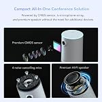 Nuroum C10(2nd Gen) 1080P Conference Webcam with Microphone Speaker, Portable All in One Computer Camera for Video Conference, AI Noise Cancellation & AGC, USB Plug&Play for PC/Laptop