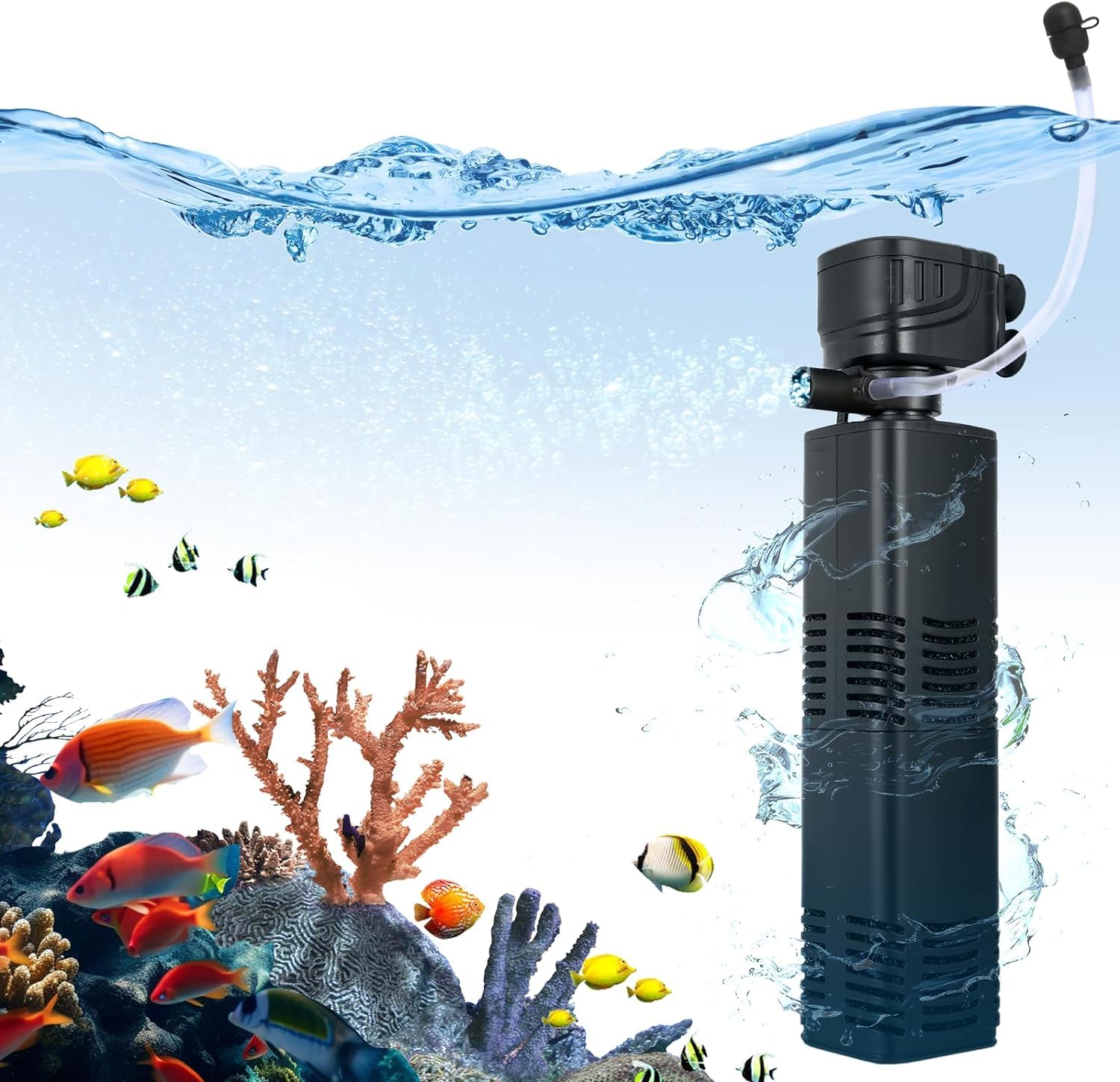VAYINATO Petzlifeworld(Bl-111F|20 Watts|880L/H|Upto 2 Feet Tank)Double Layer Aquarium Fish Tank Internal Filter (B09SFJ9S9C) Amazon Price History, Amazon Price Tracker