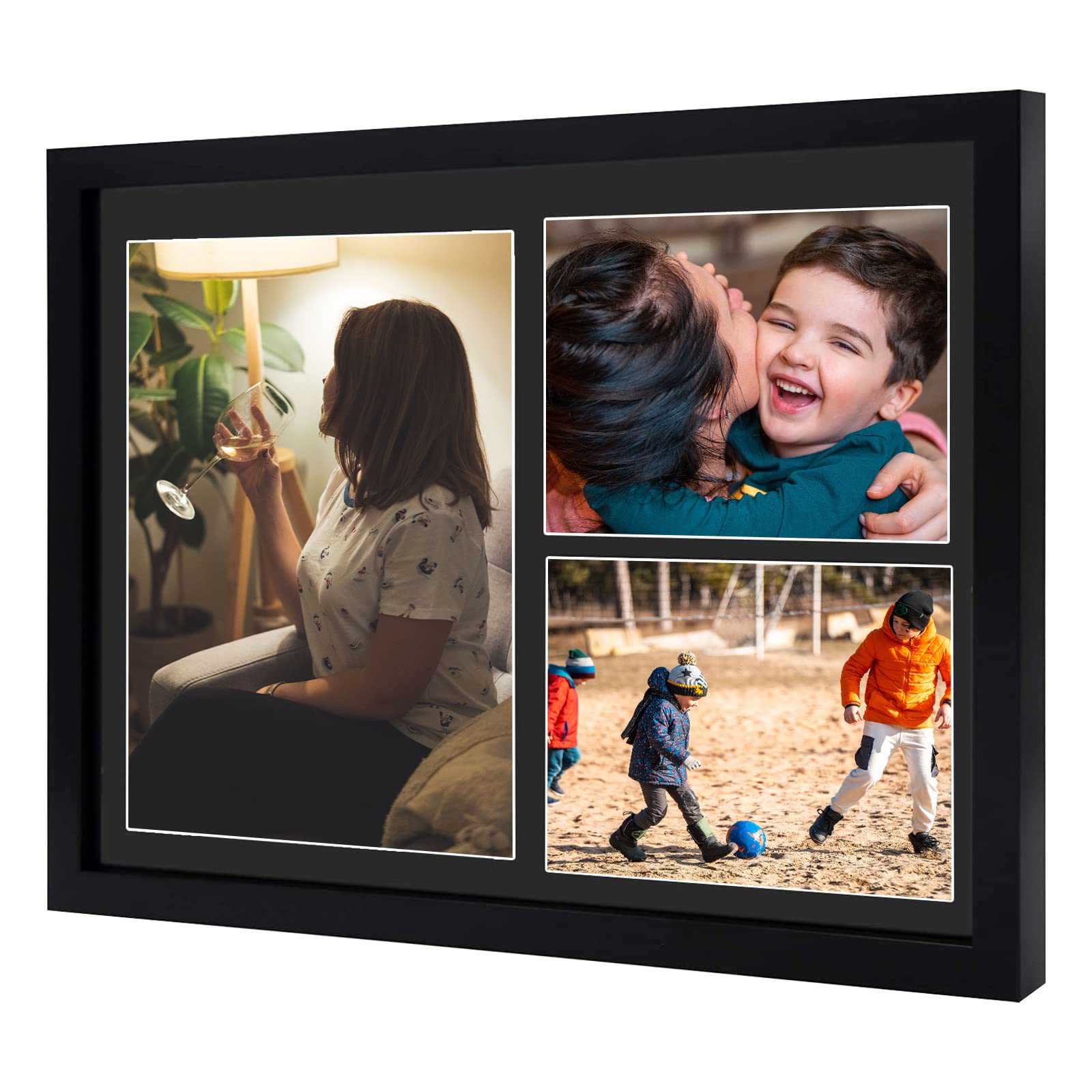 Amazon.com - Golden State Art, 12x17 Black Wood Picture Frame
