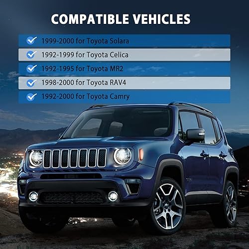 Miniatura 2 de 23250-74100 Juego de 4 inyectores de combustible compatibles 1992-2000 para Toyota Camry 1999-2000 para Toyota Solara 1992-1999 para Toyota Celica