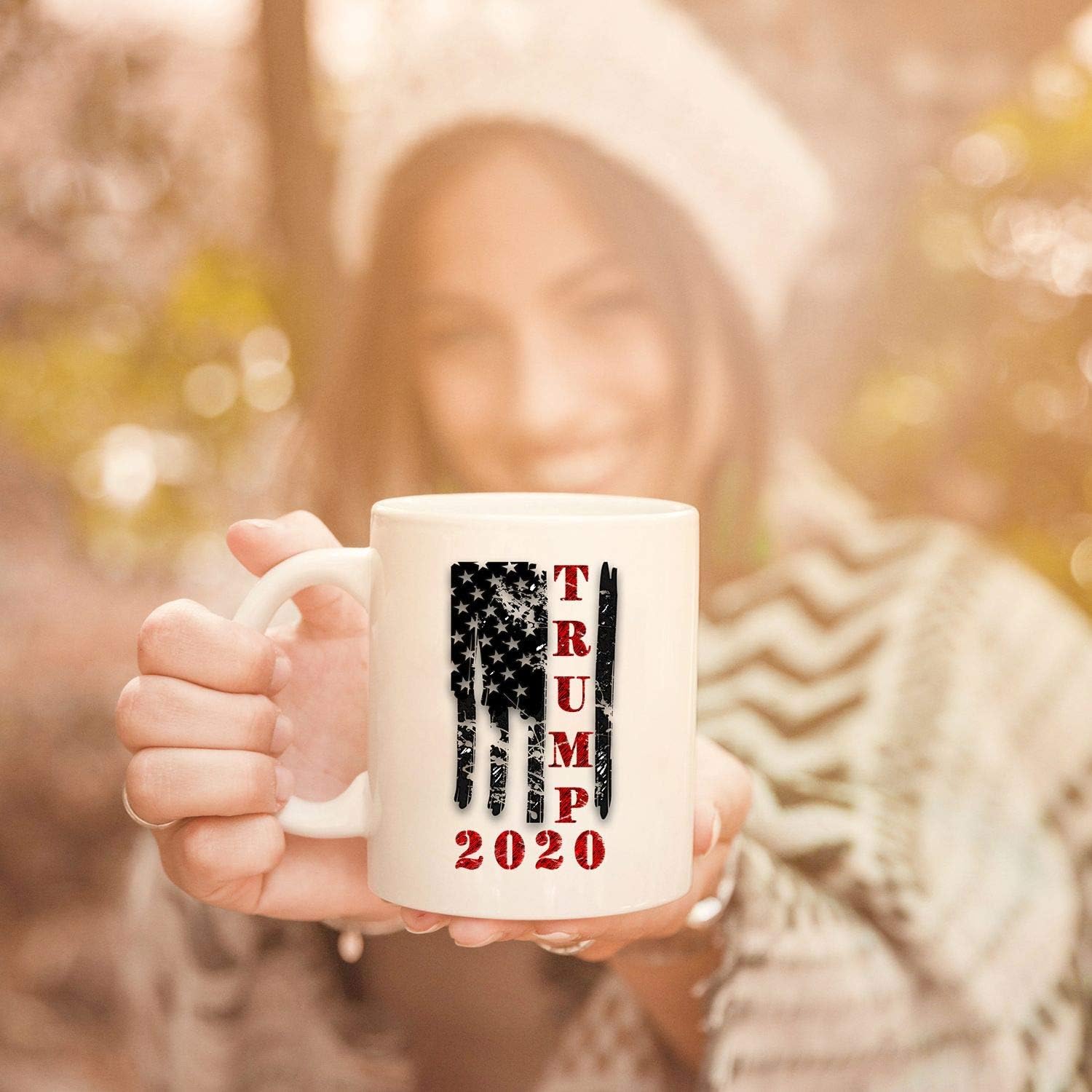 Exсluѕіvе KROPSIS Trump 2020 Vintage Flag Ceramic Coffee Mug White Blасk Frіdау - 40% оƒƒ KROPSIS Trump 2020 Vintage Flag Ceramic Coffee Mug White