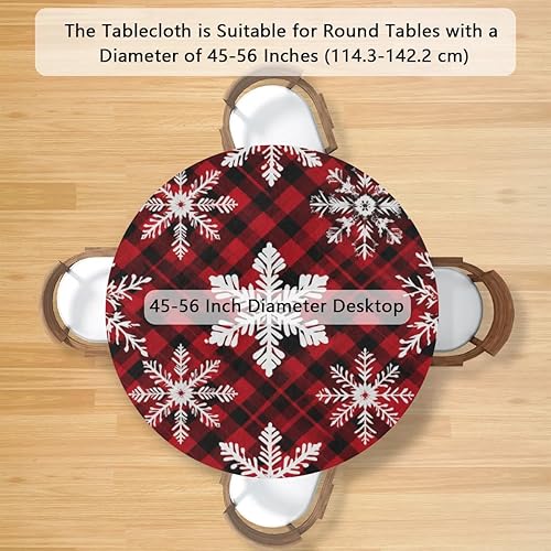 Vista 275 de Pardick Mantel redondo ajustable con diseño de flores de arte en acuarela con mantel elástico, mantel elástico redondo, impermeable, lavable, se