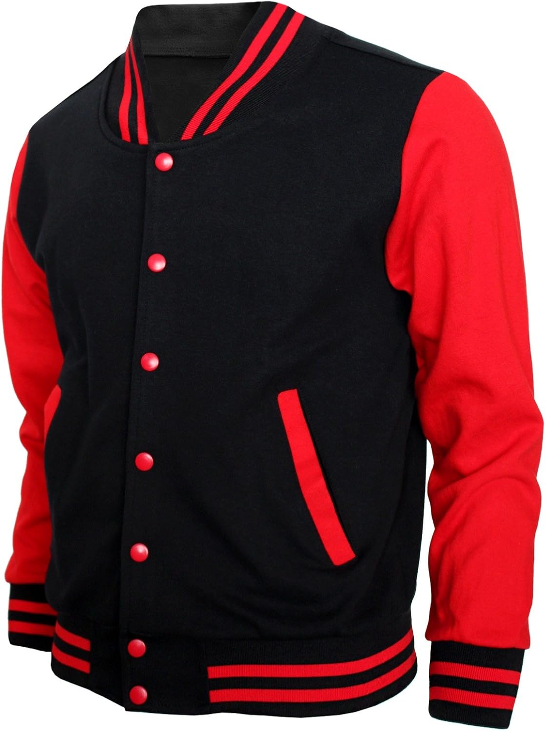 BCPOLO Baseball Jacket - Varsity Cotton Letterman Jacket in 8 Colors at  Men’s Clothing store