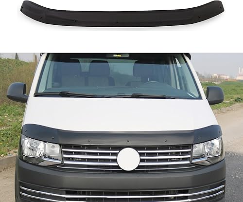 Miniatura 1 de BMY Hood DeflectorFront Bug Shield Compatible for Volkswagen Transporter T6 2016-2023 Hood Guard Bonnet Protector  Particles & Bug  Car Accessories
