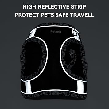 Petank Step in Dog Harness No Pull and Leash for Small Medium Dogs Cats.