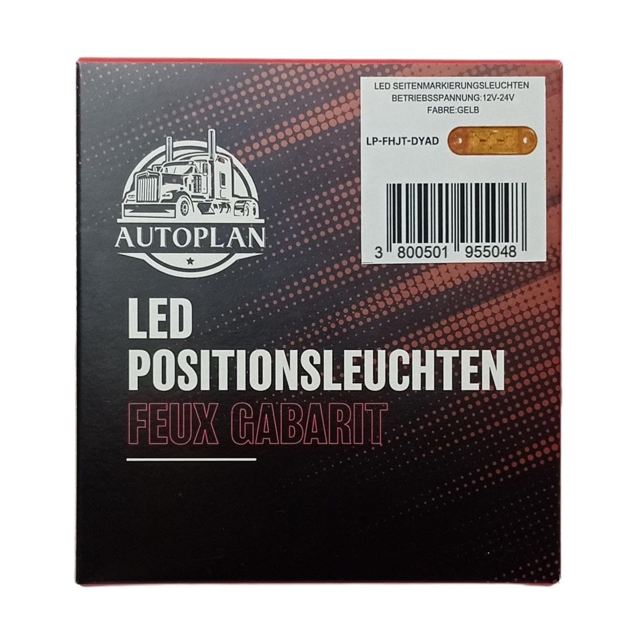 Formplas 10x 3 LED begrenzingslichten positielichten zijlichten 12V 24V