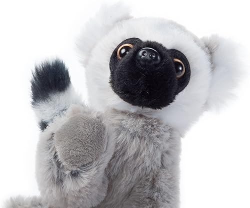 Miniatura 2 de The Petting Zoo Ring-Tailed Lemur Stuffed Animal Plushie, Gifts for Kids, Wild Onez Babiez Zoo Animals, Lemur Plush Toy 6 inches