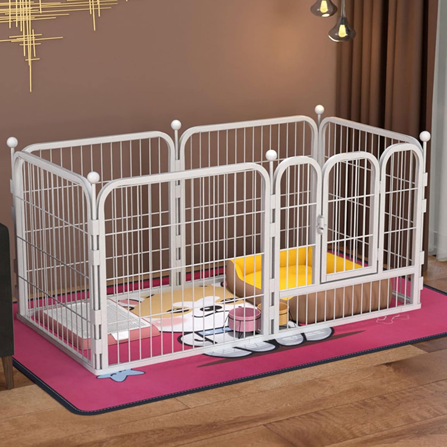 Pet Playpen Pet Playpen for Dogs Portable Indoor Small Pets Fence