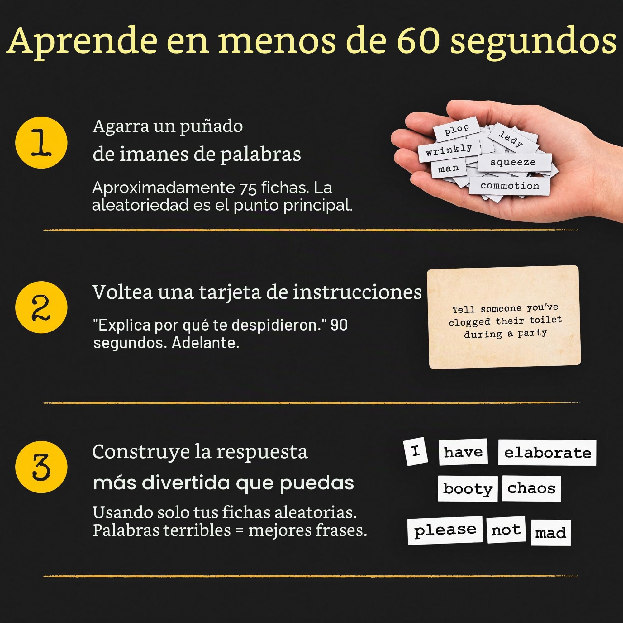 Ransom Notes - The Ridiculous Word Magnet Party Game, más de 3 Jugadores