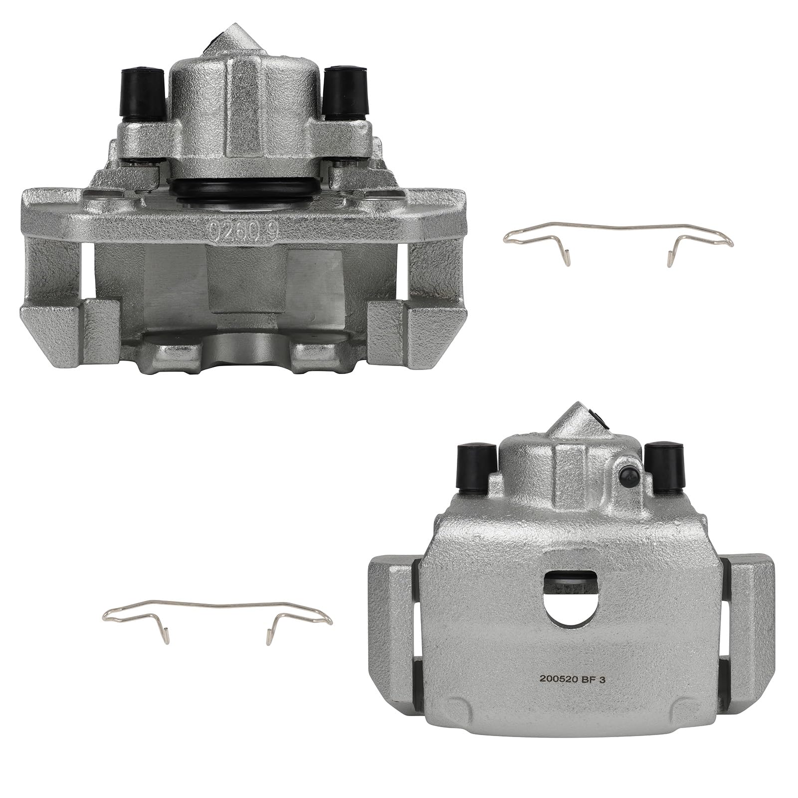 SCITOO Front Left+Right Brake Calipers With Bracket 18B4778 18B4779 Compatible For Ford For Escape 2001-2007 For Mazda Tribute 2001-2006 For Mercury Mariner 2005-2007